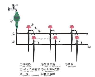 China garden and plant home automatic water system with electronic timer SG9002 for sale