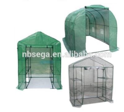 China Easily Assembled Hot House For Plants, Tubel Frame Greenhouse With PVC Coated Cover, Easy Assembled Greenhouse for sale