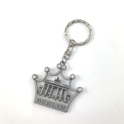 China High Quality Cheap Souvenir Metal Souvenir Gift Cheap Germany Logo Keychain Key Chains Custom Key Chain for sale