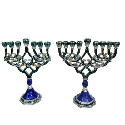 China Europe Glass Decorative 9 Tea Light Candle Holder And Metal Holders for sale