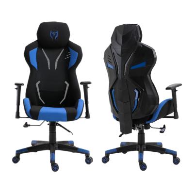 China Office Furniture & Household Customized Logo Black /Blue Racing Office Chair PC Computer Gaming Chair With Armrest for sale