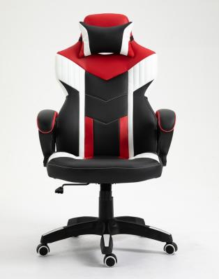 China Modern PC Computer Desk Gaming Chair With Armrest Adjustable PU Gaming Chair for sale