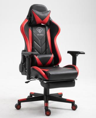 China Modern Game Racing Chair Reclining Building Chair Bestseller PU Leather Office Furniture &household With Footstool Nice Prices for sale