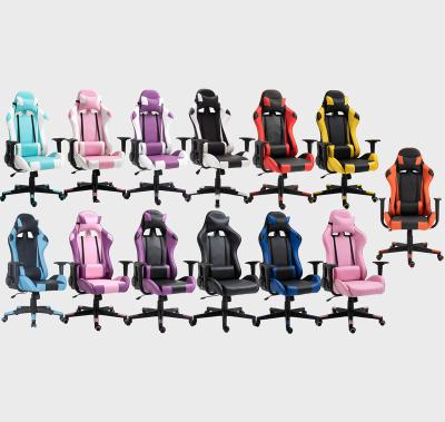 China Anji Factory Ergonomic Chair Adjustable Swivel Cheap (Height) Gamer Racing Chair for sale