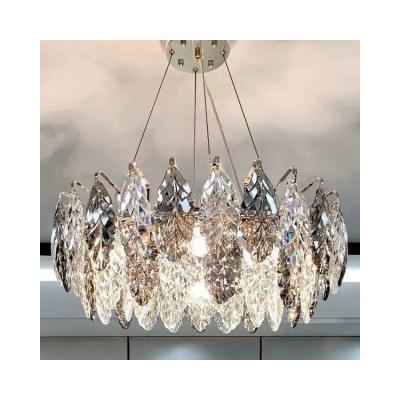 China Northern Europe Hot Selling Angel Wings Luxury Crystal Ceiling Bright Lighting New Style Led Chandelier for sale