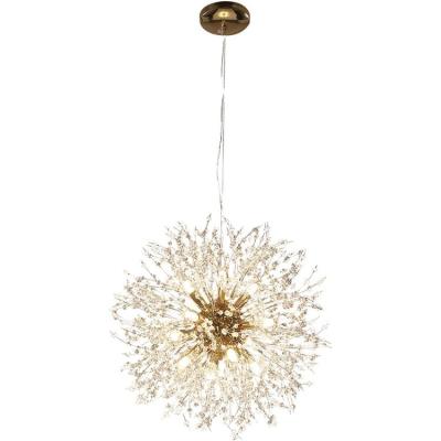 China New Design Crystal Pendant Lamp Decorative Ball Modern Nordic Northern Europe Gold and Chrome Color Pendant Lamp for sale