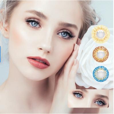 China Beauty Two Color Soft Contact Lens Women Fashion Mike Daily Contact Lens for sale