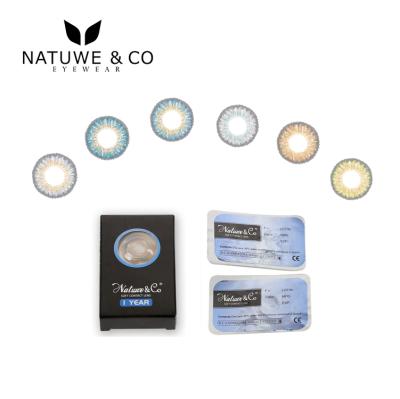 China Beauty F Series Factory Customize Hot Selling Beautiful Lens Soft Color Contact Solution Women Lens for sale