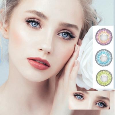 China 203-3 Natural Color 2021 023-3T-F (007-009) Three Color Contact Lenses T-F Contact Lens Wholesale Newest 2021 Colored Eye Contacts Factory for sale