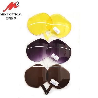 China Cheapest Single Vision Mike Sunglases UV400 Sun AC Cut Lens China In Dark Glasses Made Of Lens for sale