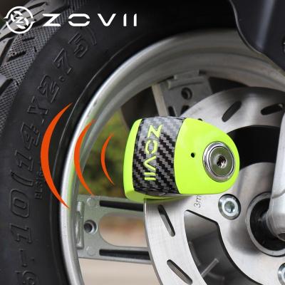 China 2022 Zovii ALLOY Motorcycle Disc Alarm Waterproof New Products E Bike Scooter STEEL Disc Brake Collar Alarm Lock for sale