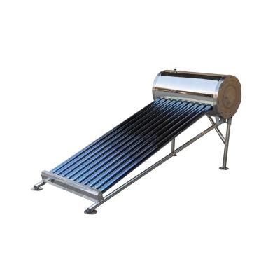 China Outdoor solar water heater price in Mauritius, 200L solar geyser with hot water, for sale