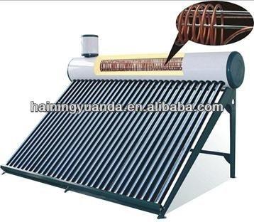 China Galvanized Thermo Plate Siphon / Preheat Solar Water Heater With Auxiliary Tank for sale