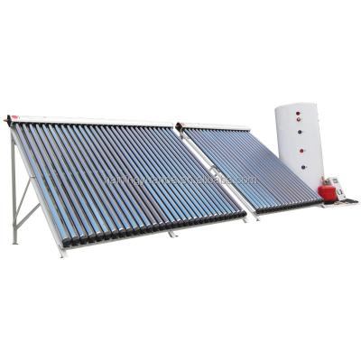 China Steel Sheet Coated Heat Pipe Split Pressurized Solar Water Heater Solar Collecting System for sale