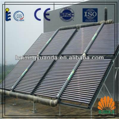 China Manufacturer direct build header box solar water heater widely used for hotel or swimming pool for sale