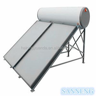 China Hot water the best selling flat panel natural circulation solar water heater for sale