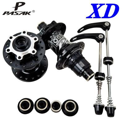 China Aluminum Alloy PASAK MTB Bike HUB 32holes 4Palin Joint Bearing XD/XDR AXS/XX1/X01/GX 11/12sp72Ring/clicks Mountain Bicycle Parts Disc Brake Hubs for sale