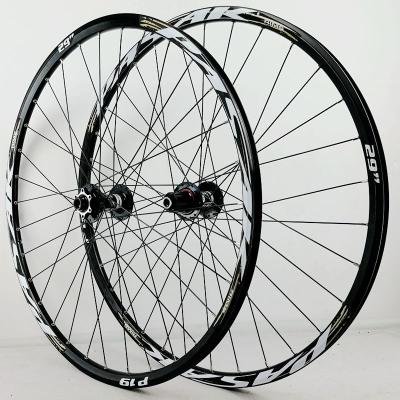 China 26/27.5/29inch mountain bikes mountain bike wheel barrel axle wheelset 15*100/110 front 142/148*12 rear through axle offroad fast downhill wheel for sale