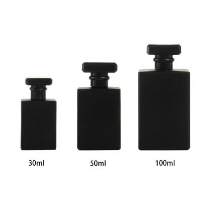 China Cosmetic 30ml 50ml Empty Luxury Painted Glass Spray New Design Perfume Bottle with Gift Box for sale