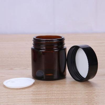 China Cosmetic Hot sale 40g PETG cosmetic Eye shadow powder container cream jar for sale