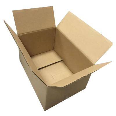 China Disposable SHUN KANG Brown Moving Corrugated Carton Shipping Boxes For Mail Shipping Boxes 12x12 Factory Delivery Brown Box Packaging for sale