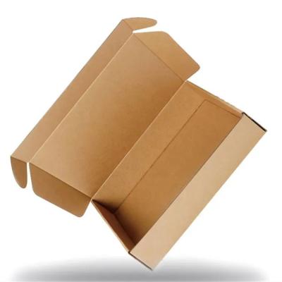 China Disposable ShunKang Factory Bulk Cheap Custom Blank Kraft Cardboard Paper Boxes For Packaging for sale