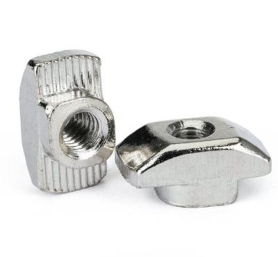 China Heavy Industry Slot 10T Nut Hammer Nuts M4 M5 M6 M8 For Aluminum Profile 4545 Series for sale