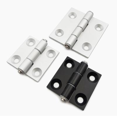 China Industrial Aluminum Profile Metal Alloy Hinge Bracket Fastener For 2020 3030 4040 4545 Aluminum Profile for sale