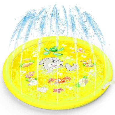 China Amusement Park Indoor Commercial Outdoor Party Game Splash Pad Inflatable Child Jet Mat Cushion Children Water Toy for sale