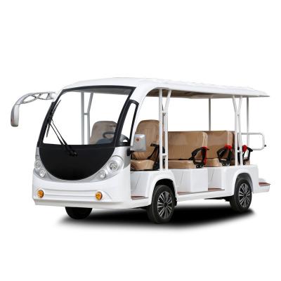 China Sightseeing Electric Car With 11 Passenger Car Mini Bus / CE Approved 4390*1500*2070mm for sale