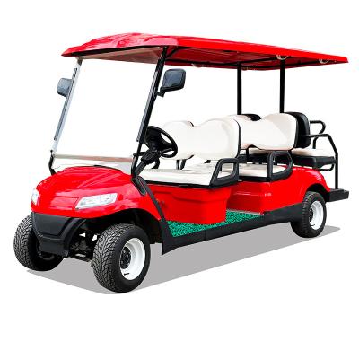 China 2023 Hot Sale Greenmotor Go Kart 4 Passenger Golf Cart Rear 2 Seats Electric Golf Cart 10/12/14 for sale