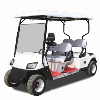 China 72v Sightseeing Electric Motor 4 Seat Golf Cart Car Environmentally Friendly Long Lasting Battery Life 10/12/14 for sale