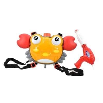 China 2022 Summer Backpack Water Gun Outdoor Beach Toy Water Guns For Kids Lovely Shape Cartoon Summer Toys New for sale