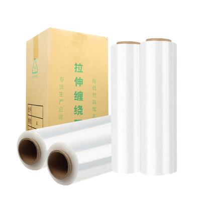 China Best Selling PE Manual Stretch Film Moisture Proof Polyethylene Material Self Adhesive Protective Wrapping Film for sale