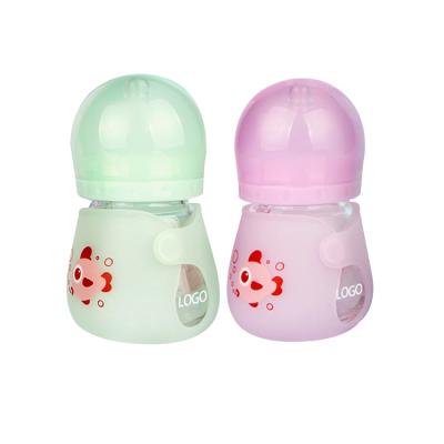 China BPA Maker Feeding Non BPA Free Silicone Milk Bottle Anti Colic Baby Bottles for sale