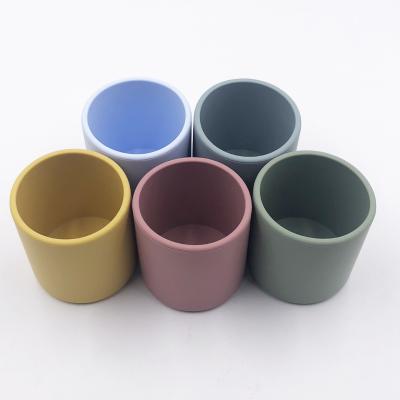 China Wholesale Reusable Creative Silicone Multicolor Drop-proof Cups Children's Water Cups Milk Drink Cups for sale