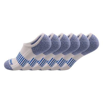 China Breathable Wholesale Custom Running Socks Men Ankle Cushioned Sports Socks Cotton for sale