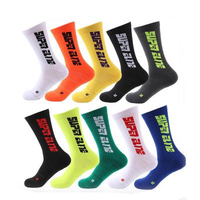 China Breathable Solid Color Logo Socks Custom Unisex Sports Organic Crew Socks Cotton Crew Socks For Men for sale