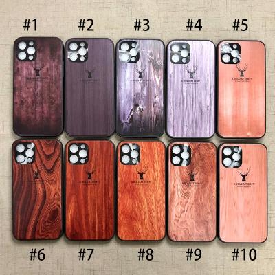 China Custom Wood Cell Phone Case Protector Cover Real Engraving Bamboo Bamboo iPhone 11 12Pro Max Mini Shell For Wooden Unique Shock Phone Cover for sale