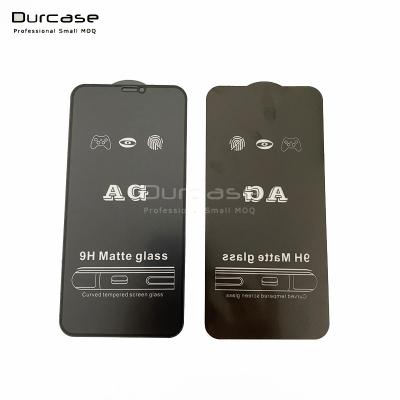 China Cell Phone Factory Wholesale 9H Matte Anti Spy Privacy Screen Protector Tempered Glass For iPhone X XR XS 11 12 pro max max for sale