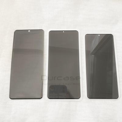 China Full Tempered Mobile Phone Frame Premium For Samsung S21 S21Plus S21U S30 9H Hardness Anti Peep Protective Film Screen Protector for sale