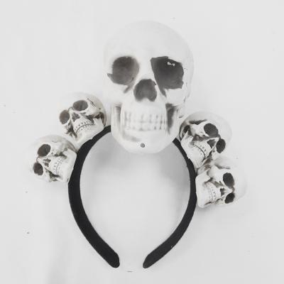 China PP Day of the Dead Headband Halloween Costumed PP Costume Prop with Skulls for sale