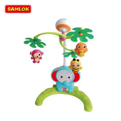 China Baby Toy Battery Operated Colorful Animal Wind Musical Bed Bells Hot Sale Hanging Toys For Early Educational for sale