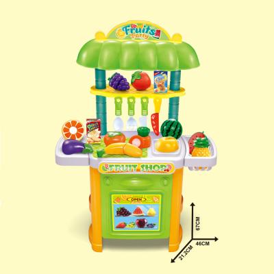 China Modern Children Pretend Play Kids Plastic Play Set Fruit Toys For Baby for sale