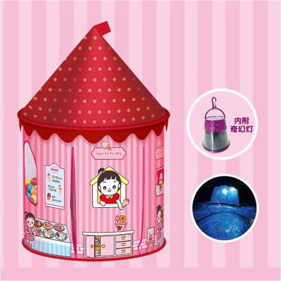 China Sports Toys 2021 New Ourdoor Indoor Kids Camping Toys Juguetes Kids Sports Game House Tent With Light And Music for sale