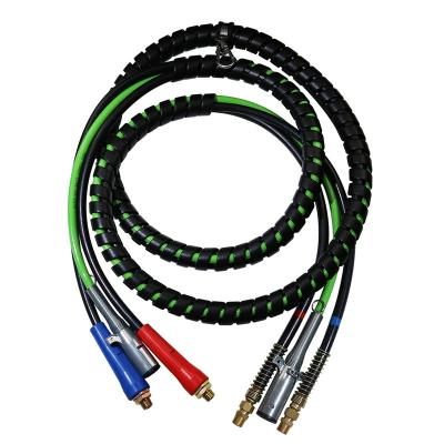 China Air brake system 3 in 1 airline tractor truck to trailer ABS trailer car cable parts for sale