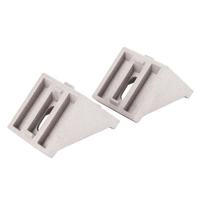 China Aluminum Alloy Corner Angle L Brackets Connector For Aluminum Profile 4040 Series for sale