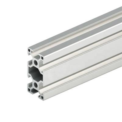 China Transport Tools 4080 Silver Color European Standard T Slot Industrial Aluminum Alloy Profile for sale