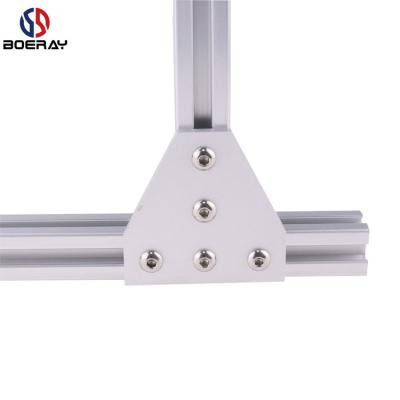 China Common Aluminum Profile 4040 Aluminum Profile 5-Hole 90 Degree Tee Joint Plate Bracket 5 Hole 90 2020 Degree for sale