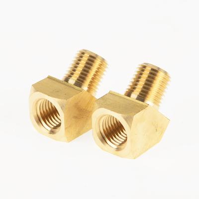 China Barstock NPT Brass Standard 45 Degree Street Female Pipe Fitting Elbow Brass Pipe for sale